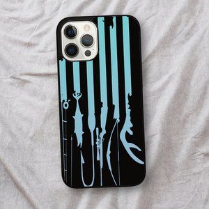 Hunting Fishing USA Flag American Themed Decor iPhone Case